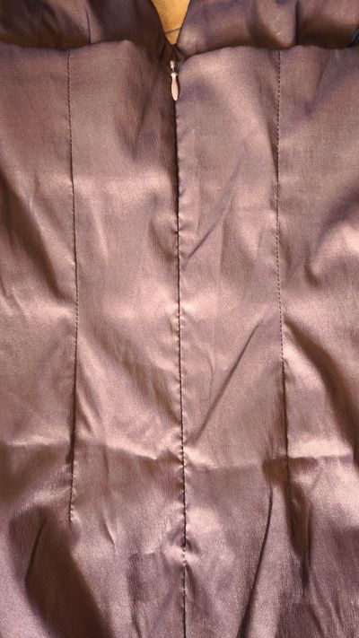 LOGOTIPO Brown Halter Neck Dress 2